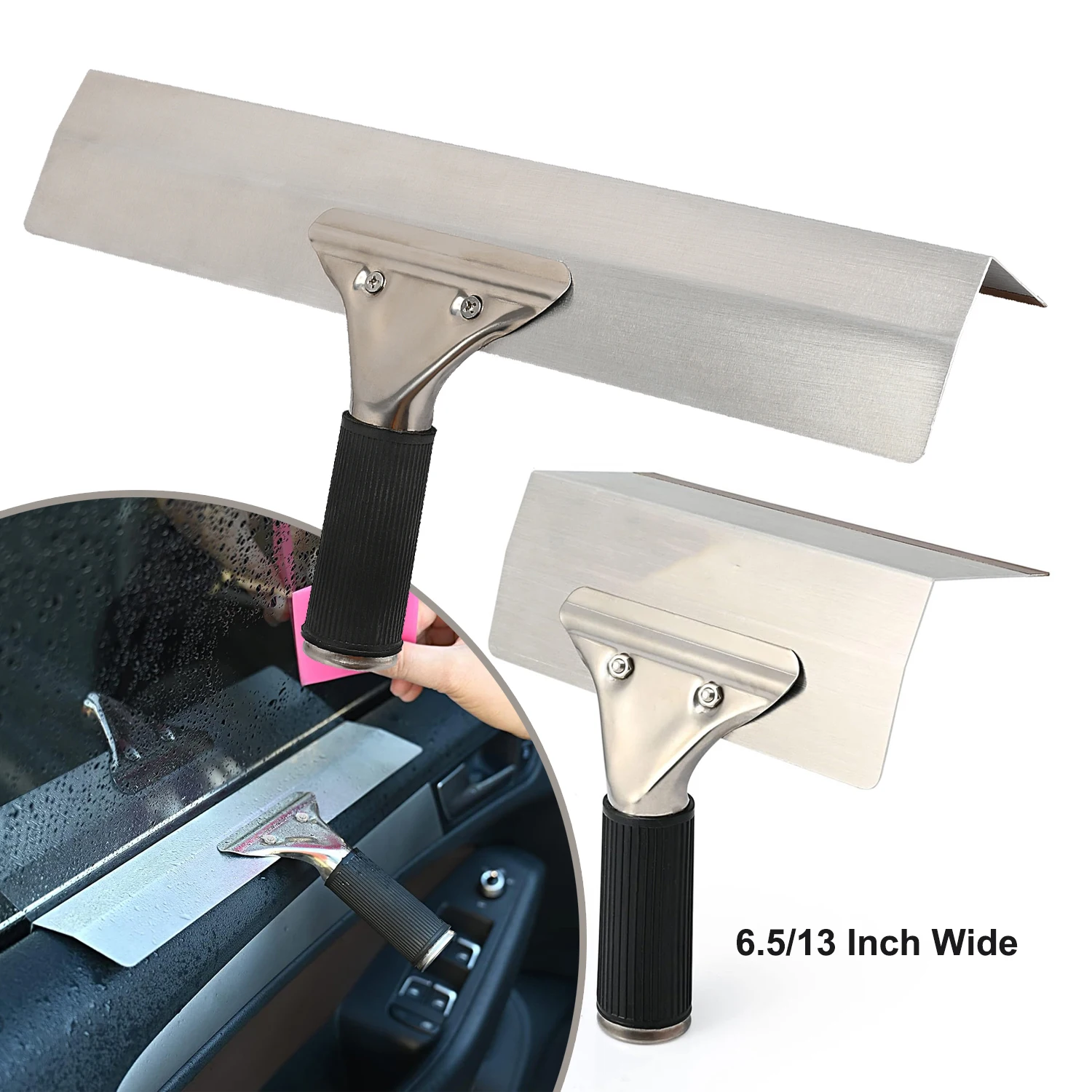 EHDIS 6.5/13 Inch Window Tint Tool PTFE Edge Speed Loader Car Wrapping Film Glass Protection Installing Tuck Squeegee Aid Tool