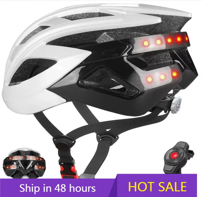 

POWER LEAP BH60SE Neo Bicycle Helmet with Speaker Built-in Microphone with Turn signal Brake Warning Light Road Mountain Bik