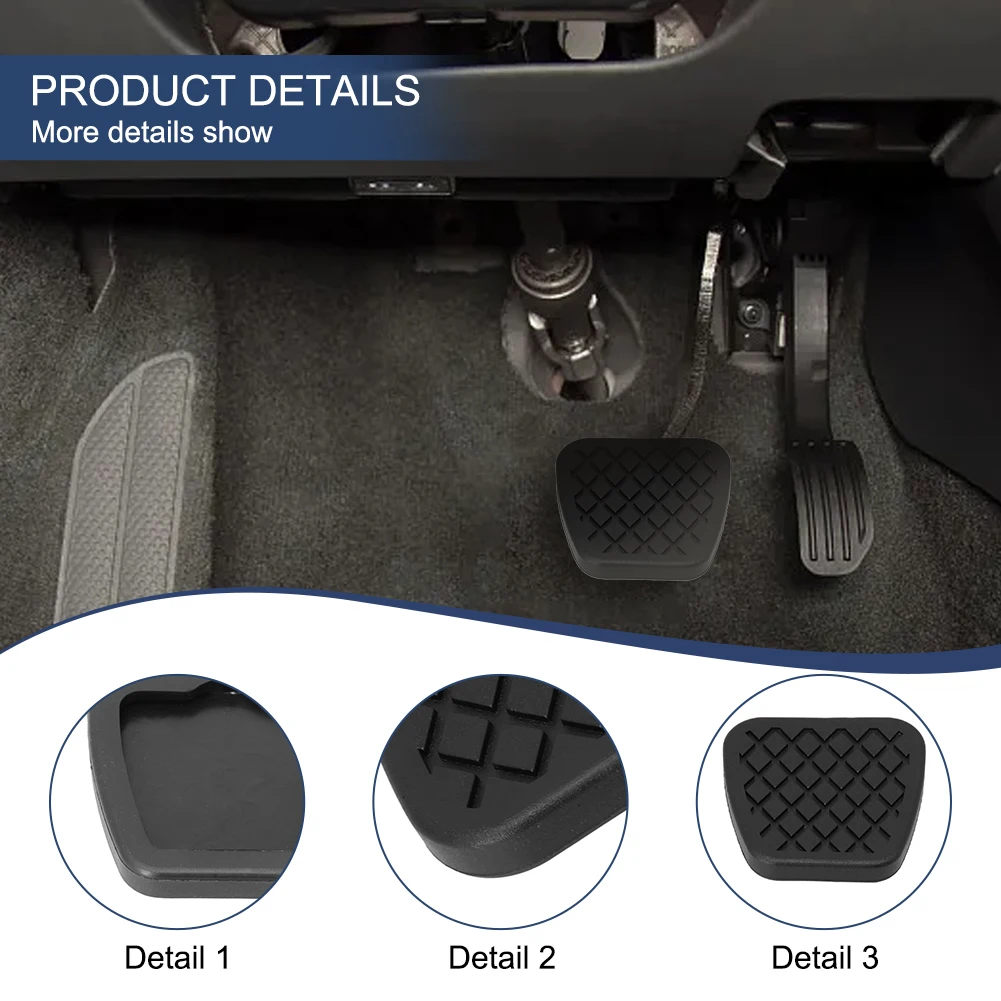 High Quality New Brake Clutch Pedal Parts Replacement Rubbers Motorcycle Accessories 2pcs Easy Installation For Accord