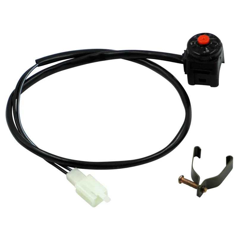 Universal Motorcycle Kill Switch Red Push Button Horn Starter Dirt Bike ATV UTV Dual Sport For 22mm 7/8\