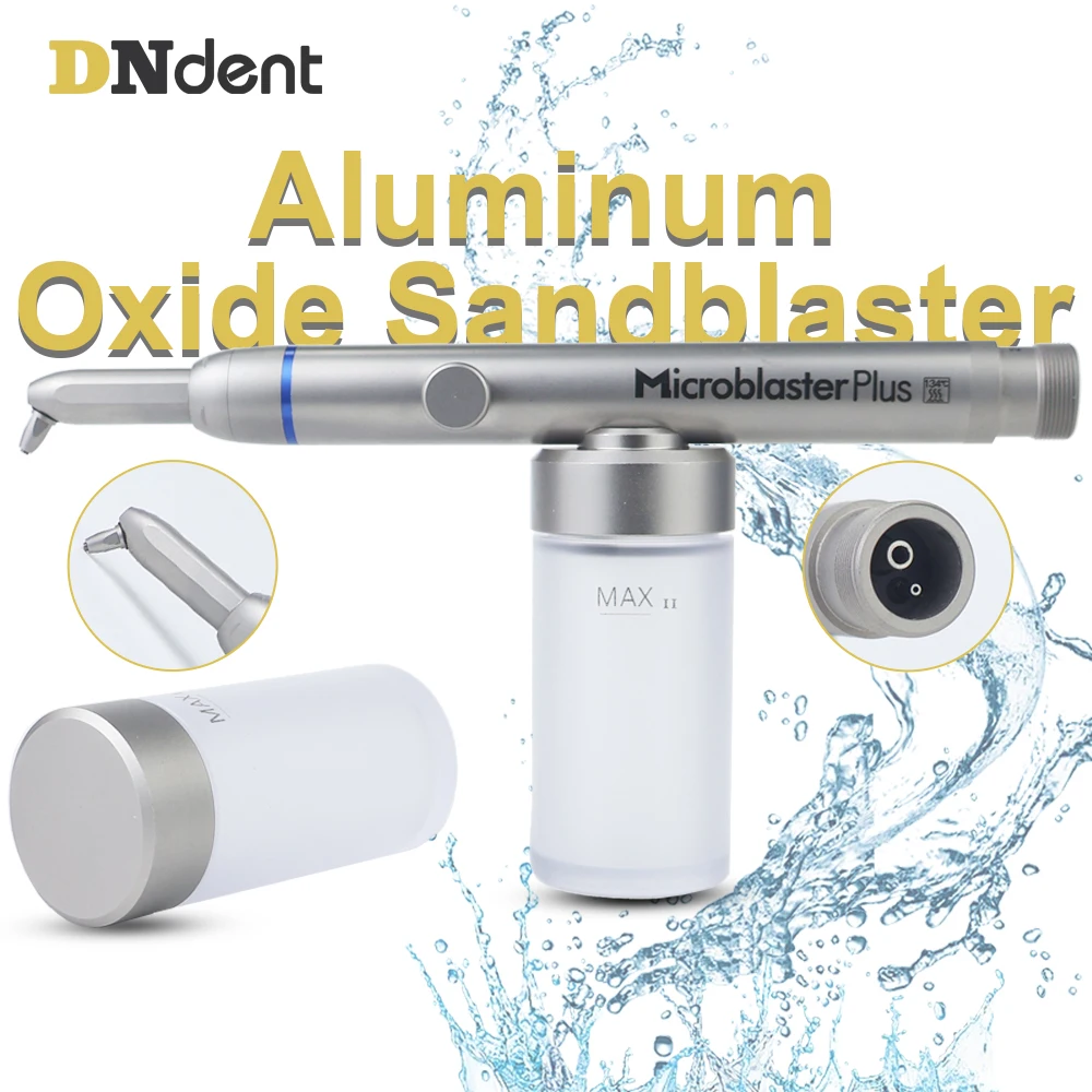 

Dental 2in1 Aluminum Oxide Micro Blaster Gun Air Polisher Internal water spray air flow Alumina micro bloaster sandblaster tools