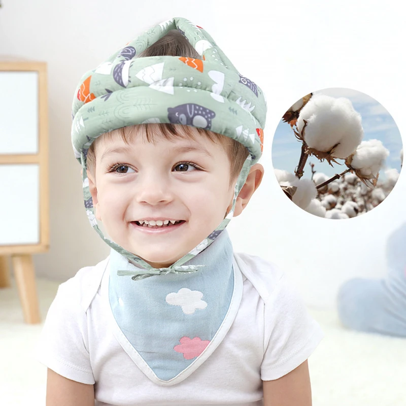 Baby Safety Helmet Head Protection Headgear Toddler Anti-fall Pad Children Learn To Walk Crash Cap Comfortable Adjustable Cap