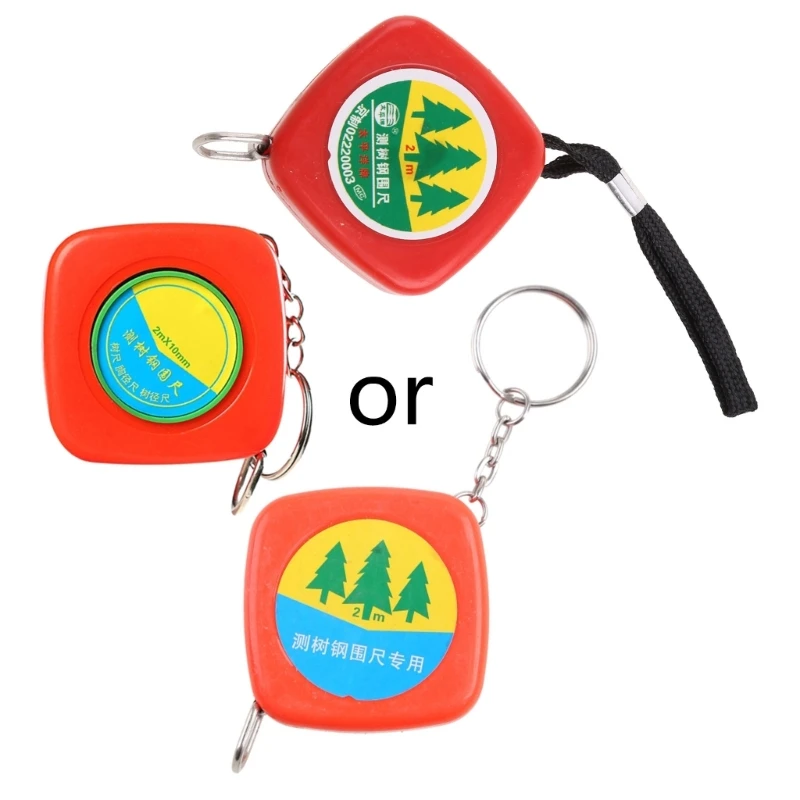 

50JC Professional Gardening Tree Ruler Meter Measuring Tool ABS Diameter Tape for Logging, Trees, Pipes