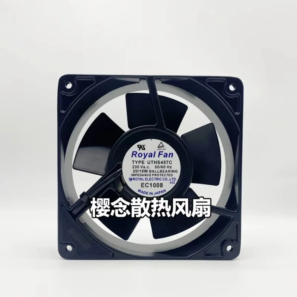 

Original Royal TYPE UTHS457C 230V 20W 18W 12038 Full Metal Heat Dissipation Fan for Japanese Equipment