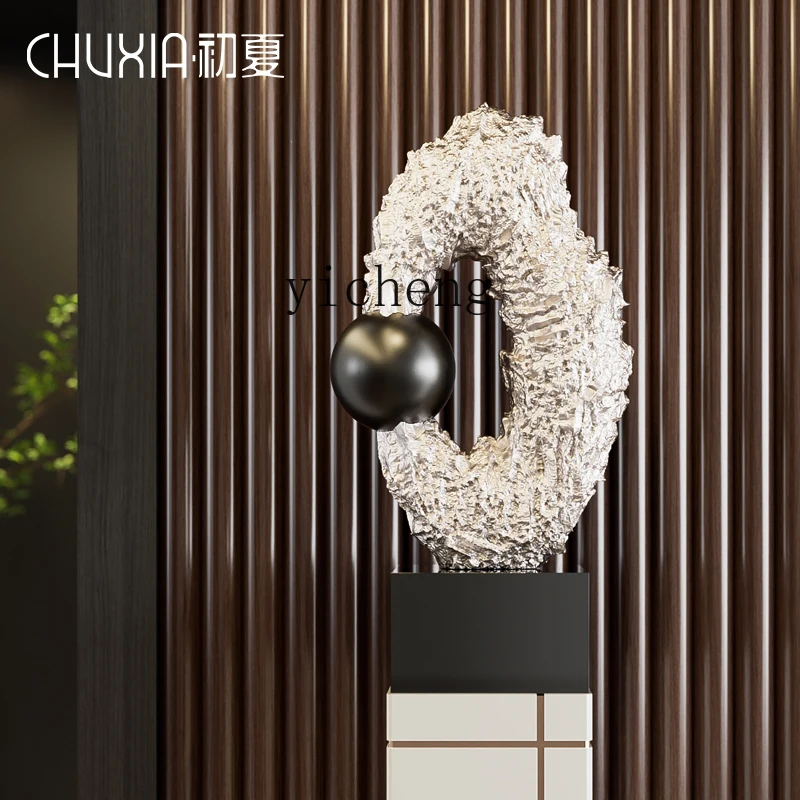 Bj-22 special-shaped abstract creative art sculpture large ornament high-end sense living room entrance staircase decoration