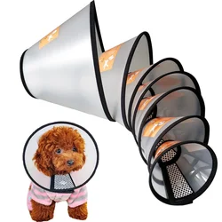 Pet Elizabeth Collar Puppy Anti Bite Grasping Collar for Small Sizes Dogs Recovery Cone Ring Cats Neck Wound Healing Accessories