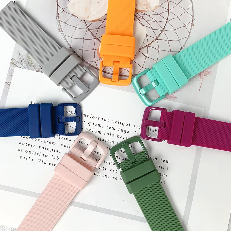 Correa Universal de goma para reloj inteligente Blancpain Omega x moonswatch, accesorio de repuesto colorido, 20 y 22mm