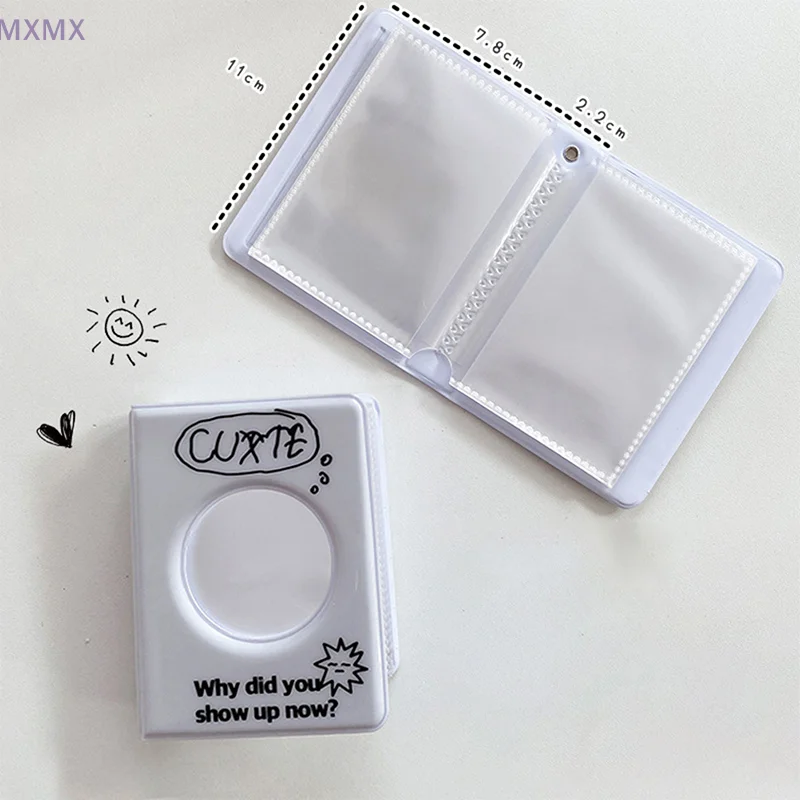 1Pcs 3 Inch Kpop Binder Postcard Photo Album Card Collect Organizer 40 Pockets Storage Collector Card Photocard Holder