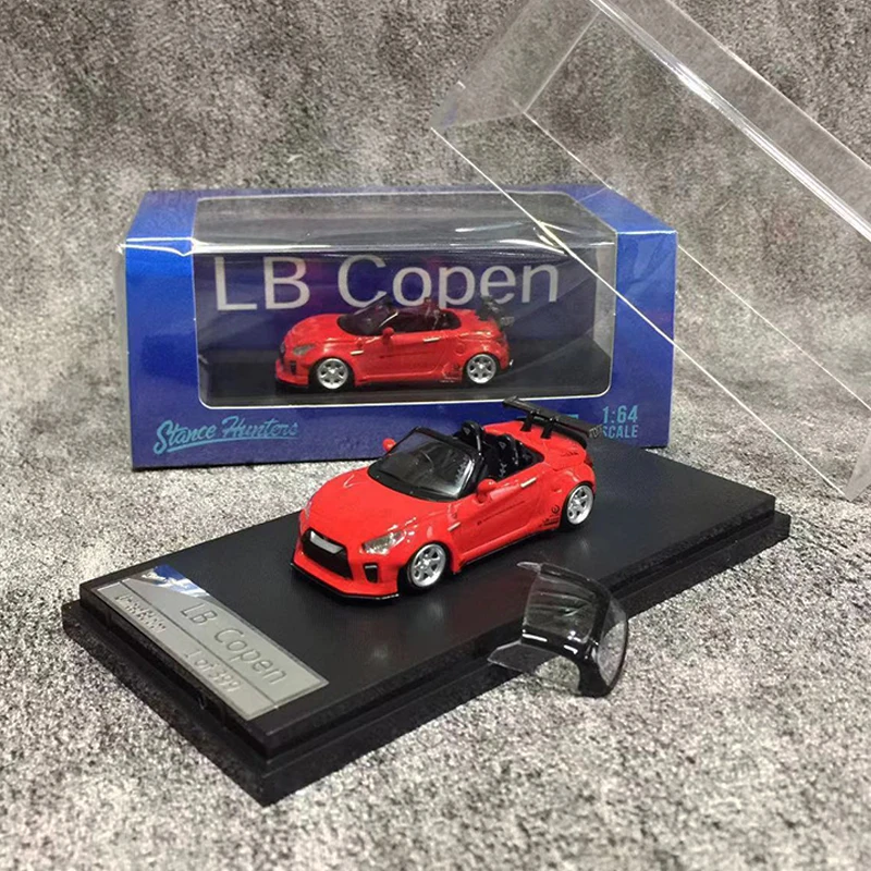 

Stance Hunters 1:64 Model Car Copen GT-R Roadster Alloy Die-Cast Vehicle Collection - Red