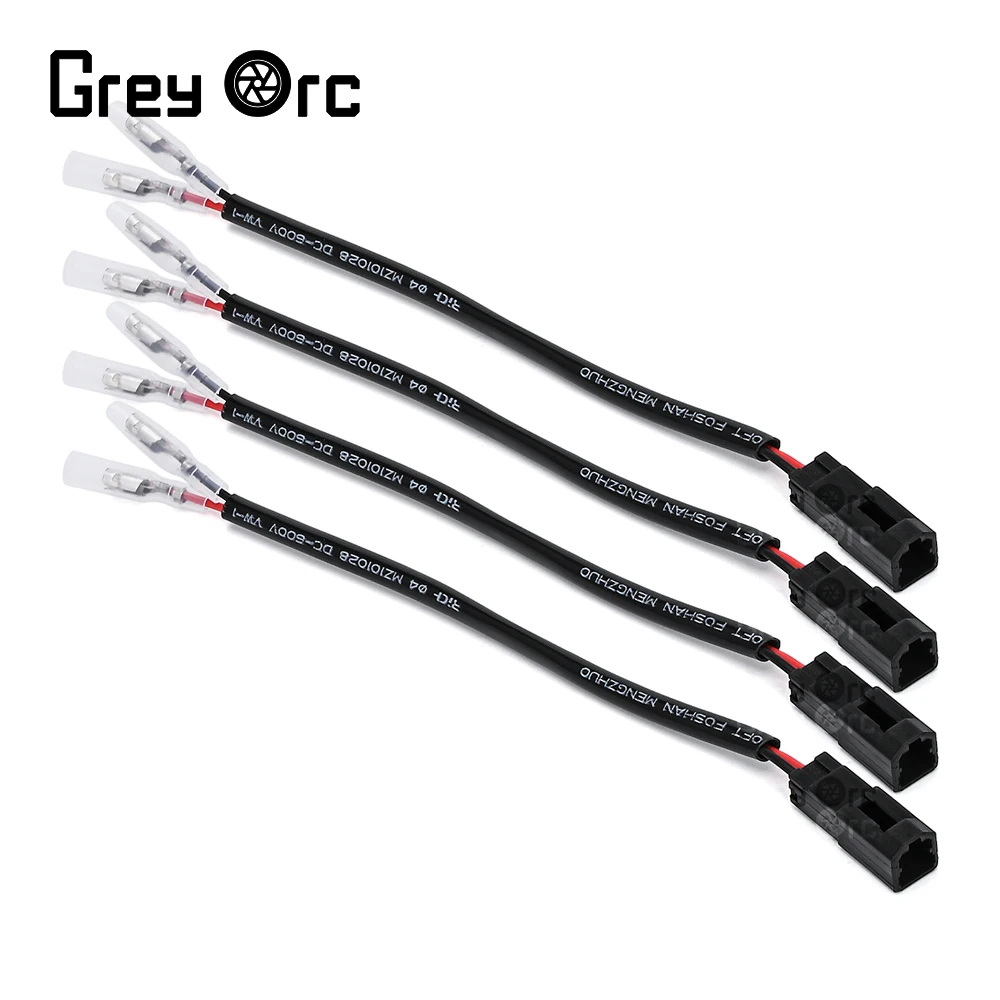 For DUCATI Monster 696 796 821 1100/S 1200/R 2Pcs Connecting Line Turn Signal Indicator Wiring Connectors Plug Adapters Harness