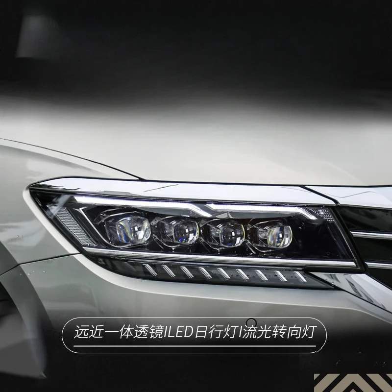 

Фара в сборе для Volkswagen Passat 2019 года, модифицированная, со светодиодными ДХО, хрустальной линзой и динамическим указателем поворота