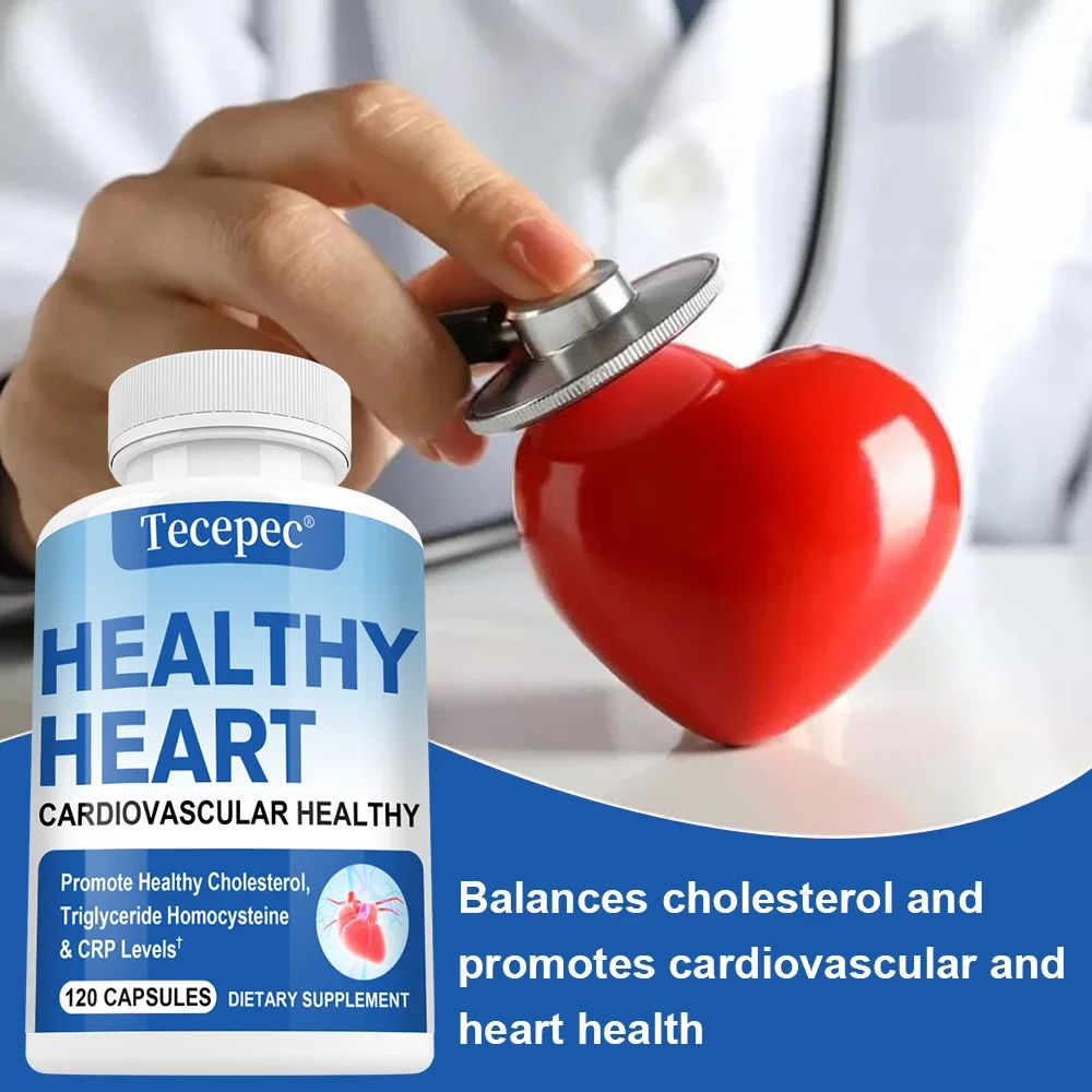 Healthy Heart - Heart Health Supplements, Artery Cleansing & Maintenance, Cholesterol & Triglyceride Support