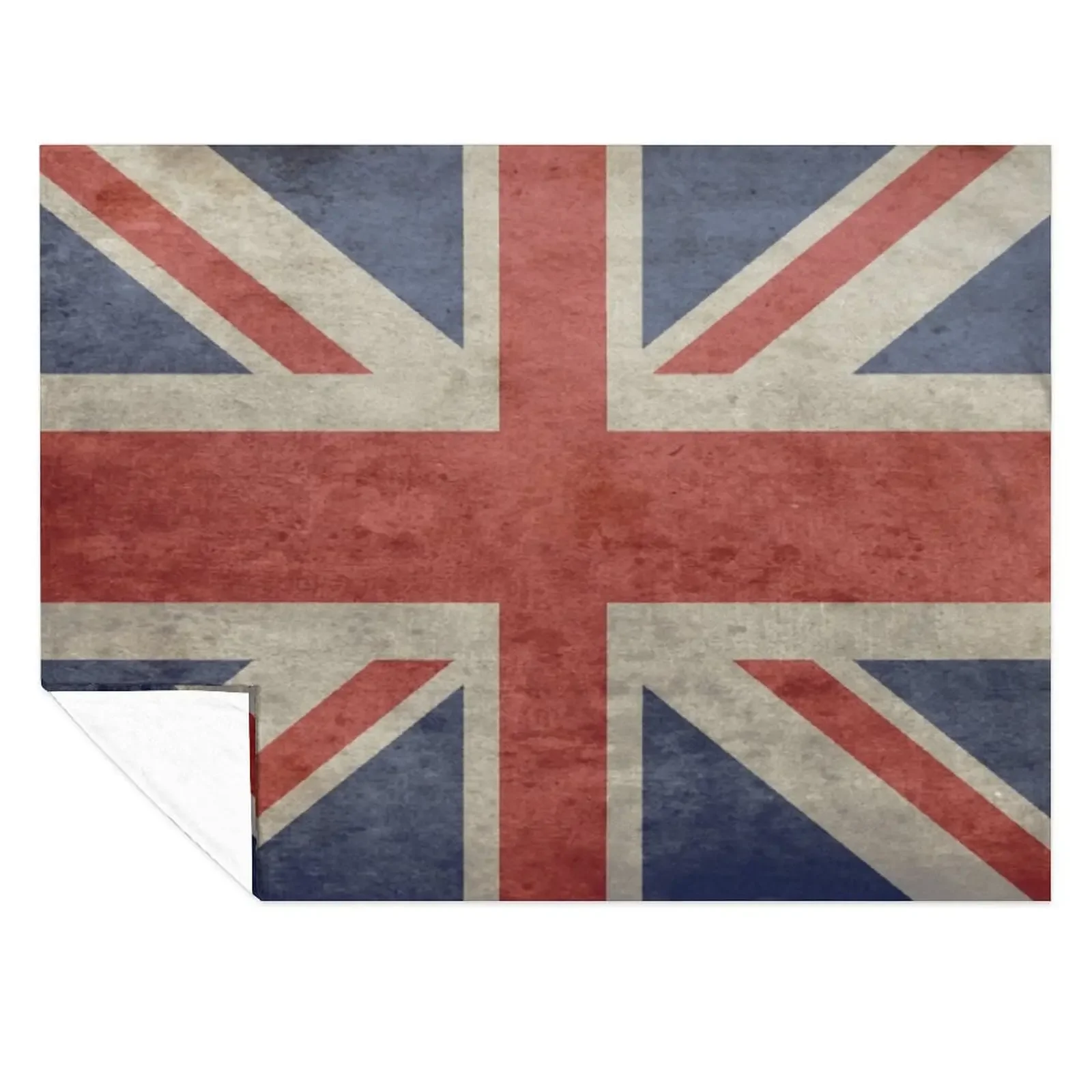 

Union Jack Bedspread Throw Blanket Warm Luxury St Plaid Hairy Blankets