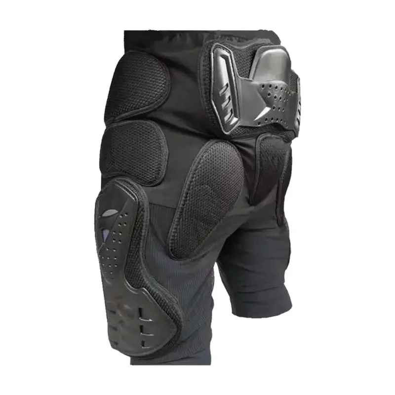 Multi‑Layer Padded Hip Protection Shorts Elastic Waist Shock Absorb Hip Guard Anti‑Impact Motorcycle Protective Shorts Items