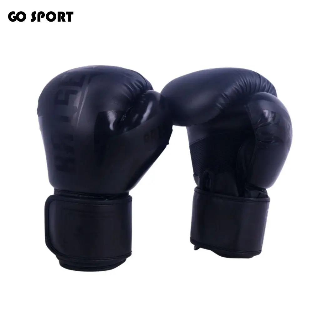

1 Paie of 8 oz 10 oz Boxing Gloves Wear-resistant PU Leather Training Gloves Integrated Inner Liner Durable Punching Gloves