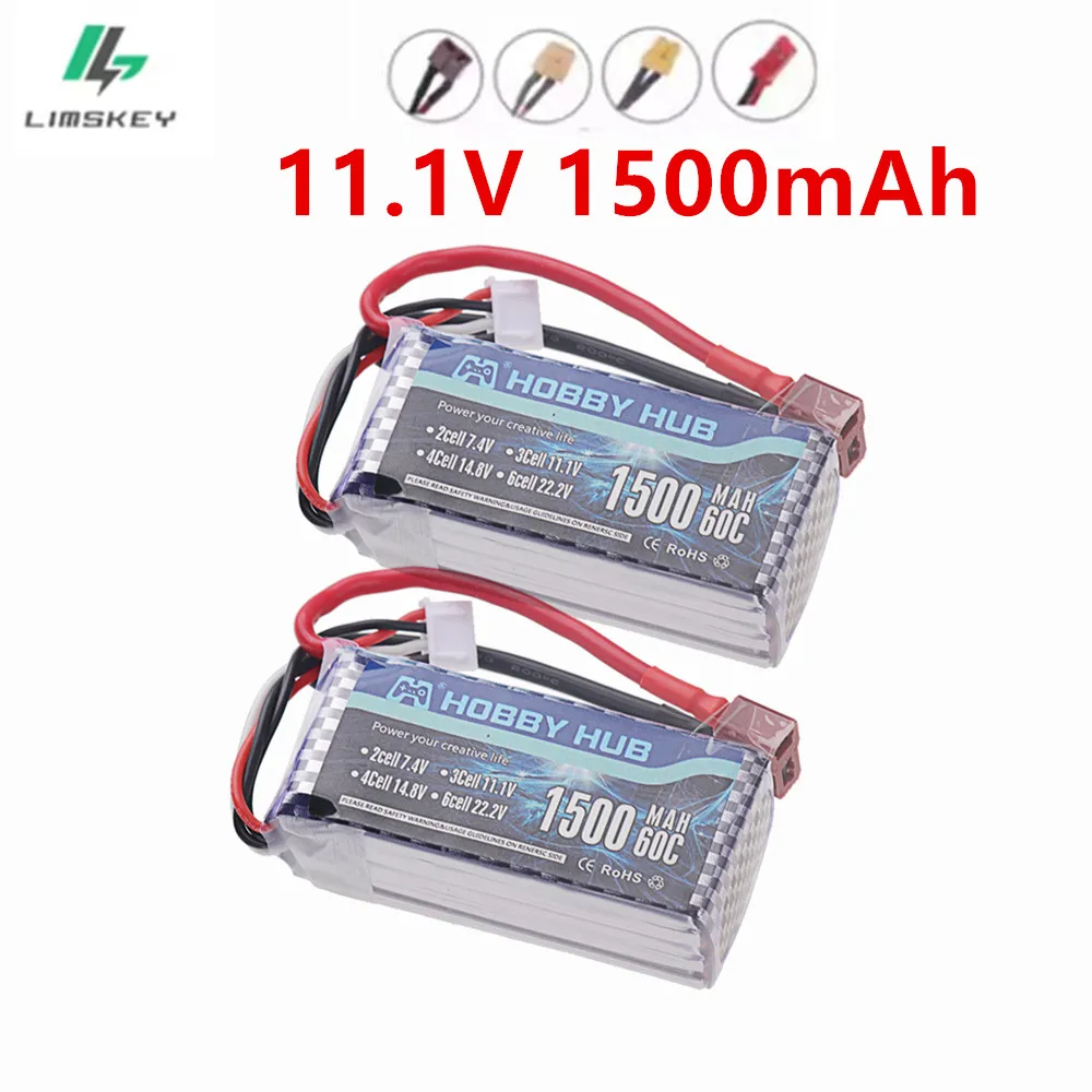 2S LiPo Battery 7.4V 1500mAh 1800mah RC Toys Rechargeable Batteries For RC Helicopter Airplane Car Boat Quadrotor Drone Parts