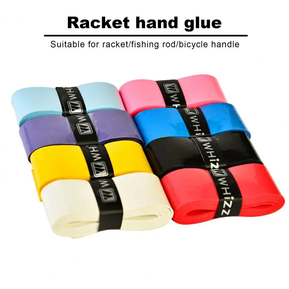 110cm Tennis schläger Griff band Kunstleder elastisch rutsch fest schweiß absorbierend Badminton schläger Overgrip Tape Sport Schweiß band