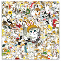 10/30/50/100pcs Kawaii Cartoon Anime Cat Stickers Cute Graffiti Decals DIY Laptop Phone Luggage Decoration Sticker for Kids Toy