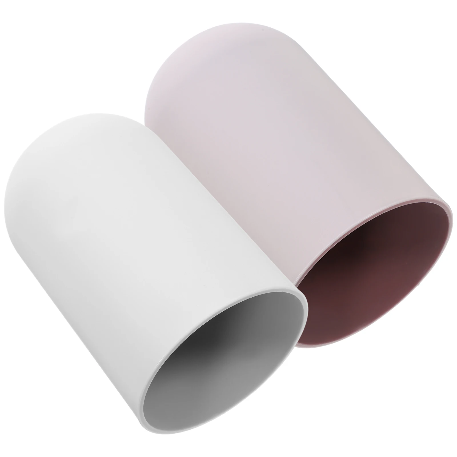 2 قطعة أكواب فرشاة الأسنان قابلة لإعادة الاستخدام الحمام بهلوان سعة كبيرة الفم غسل الكؤوس للمنزل أكواب الشرب متعددة الأغراض #1