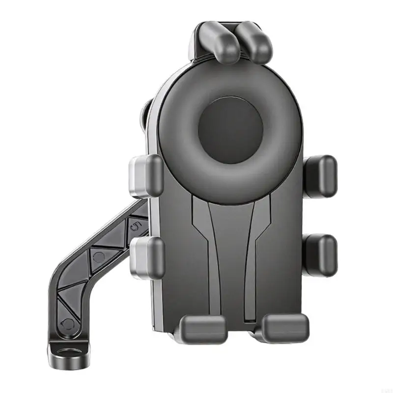 D5BE Shock Absorbing Motorcycle Phone Bracket for Smooth Riding & Easy Installation
