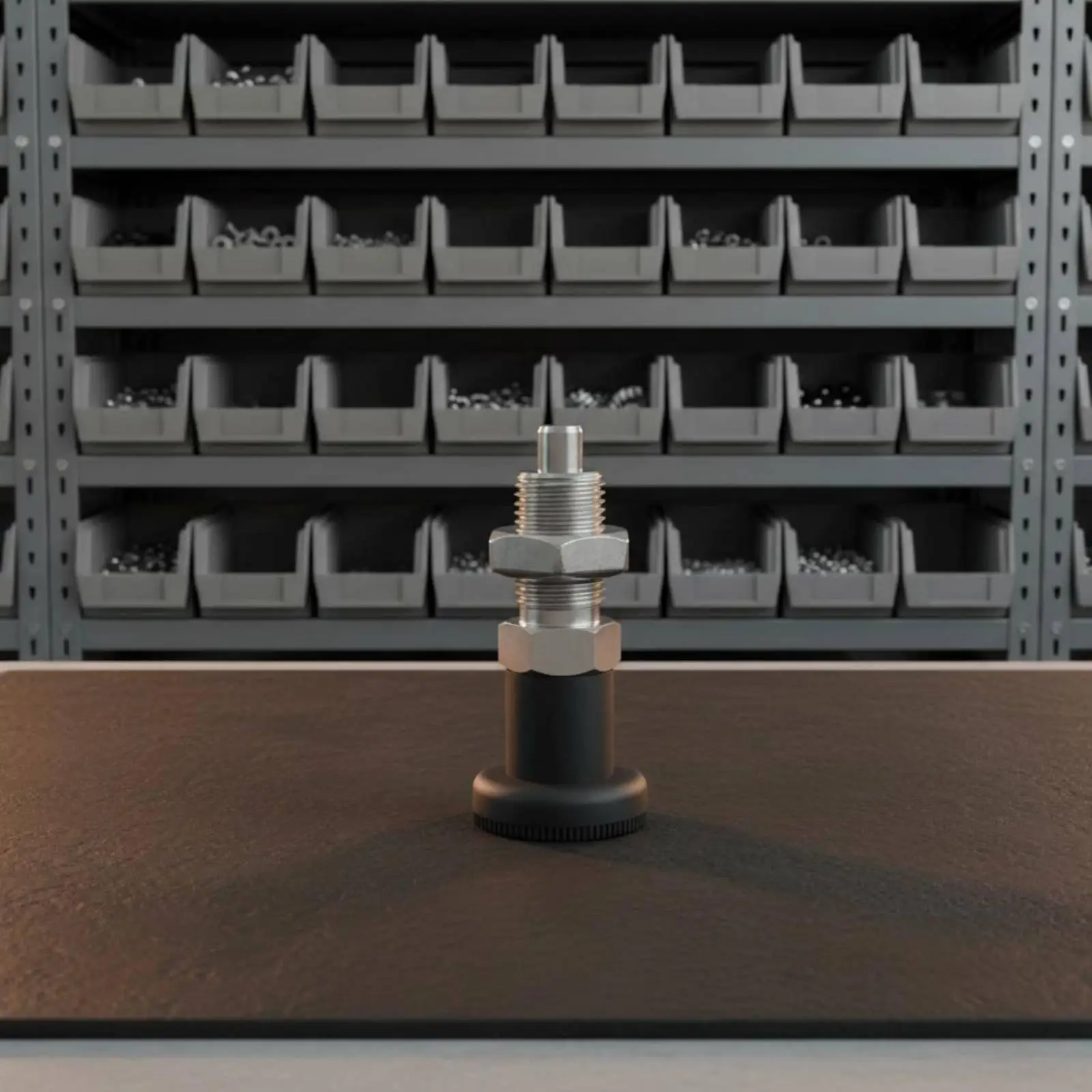 Precision Stainless Steel Plunger with Coarse Thread for Engineering Alignment and Tumbler Hardware Use