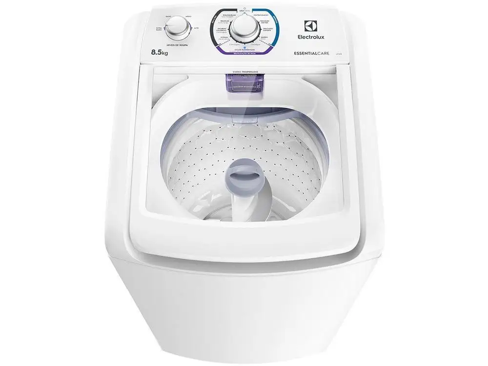 Lavadora de Roupas Electrolux LES09 8,5kg 10 Programas de Lavagem - 220V