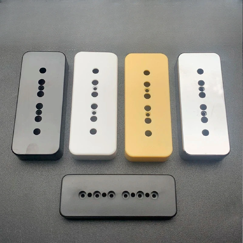 

2Pcs Soapbar Plastic Guitar Pickup Covers/Bobbins 50/52mm Pole Spacings for LP P90 Style Guitar