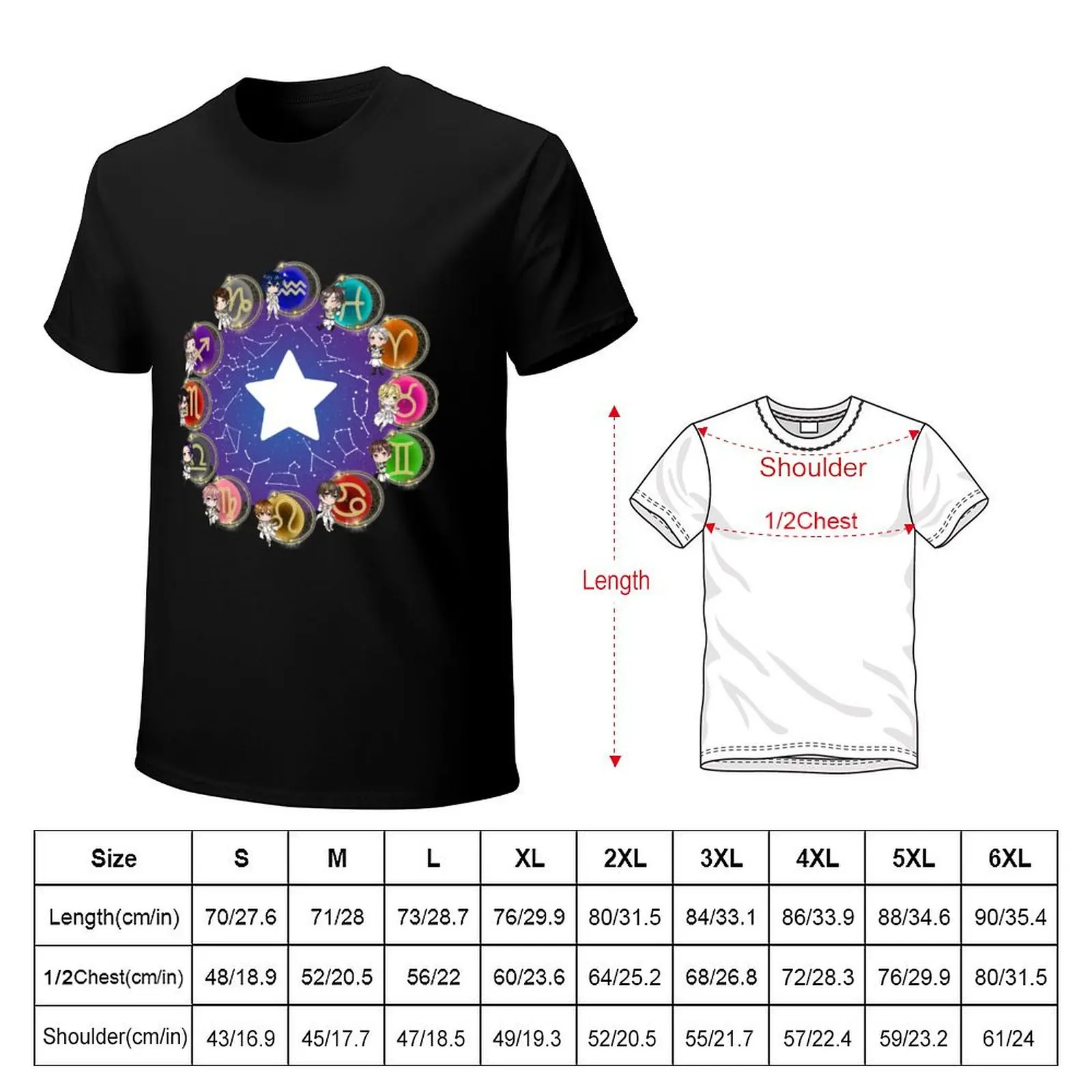 Chibi Gods Constellations T-Shirt t shirt custom print T-Shirt