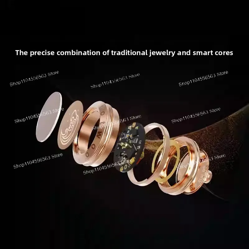 Mountain Allies Oath Full Zirconium Vibration Sensor Bracelet Intelligent Interactive Remote Love Couple Bracelet Gifts