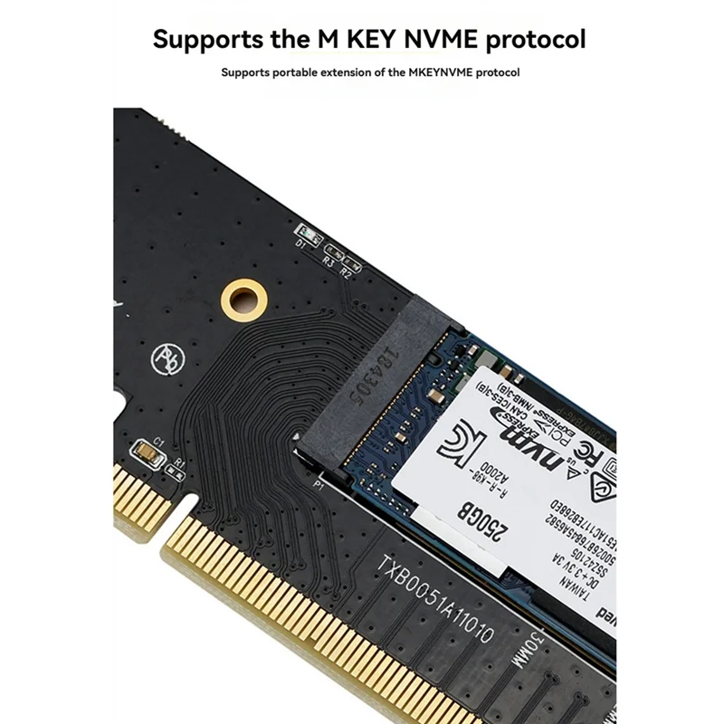 Хорошо сделано-М. 2. Карта расширения жесткого диска Pcie 3.0X16 Карта адаптера Nvme Высокоскоростной M2 Модуль расширения твердотельного жесткого диска SSD