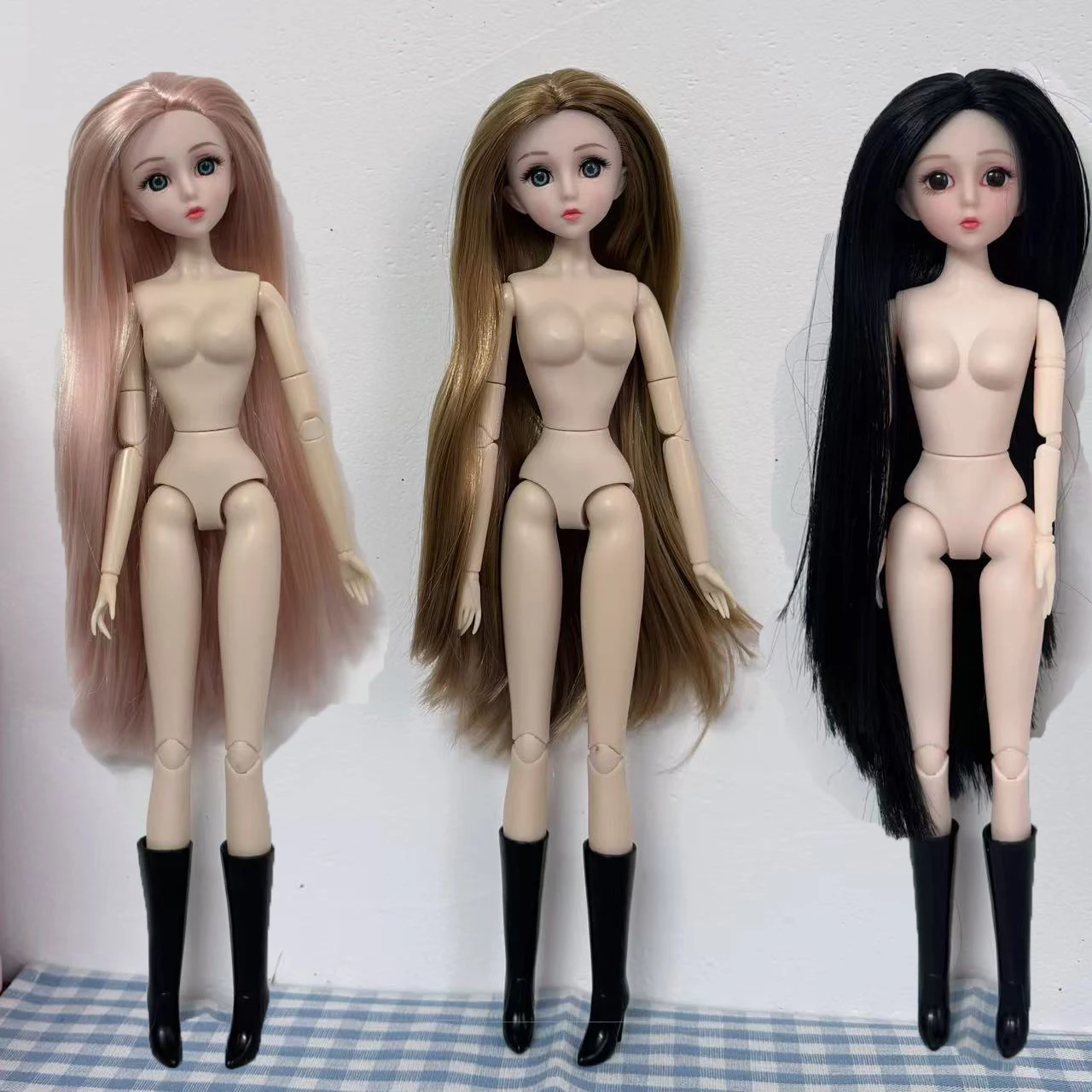 

30 см Модное платье Кукольные суставы подвижные 1/6 BJD куклы Макияж тела 3D глаза Длинный парик Волосы Красивая принцесса Девушка Куклы DIY Игрушка