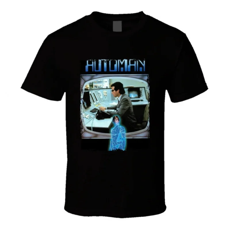 

80s Retro movie gift t shirt Manimal 1983 Retro 80s Sci Fi TV Serie Graphic Clothes All size Tops S-6XL 100% cotton printed tee