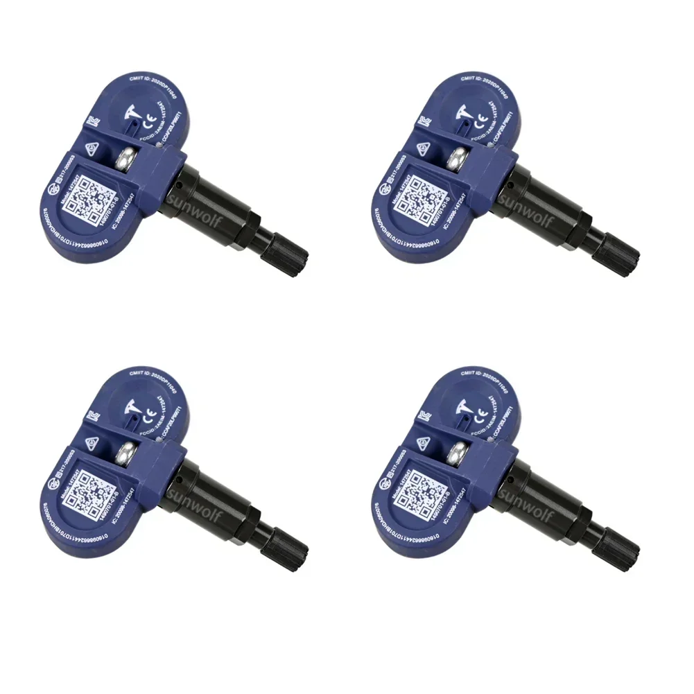 4PC Bluetooth Tire Pressure Sensor TPMS 1490701-01-B For Tesla Model 3,For Tesla Model S/Model X/Model Y 2021 2022 2023