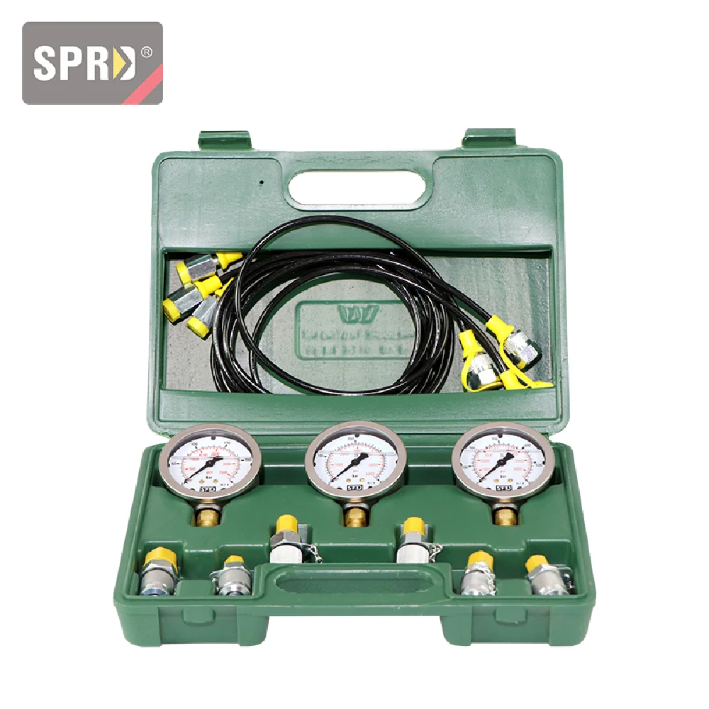 Sprd Hydraulische Drukmeter Druktester Hoge Precisie Graafmachine Hydraulische Drukcel Piloot Pomp Combinatie Instrument