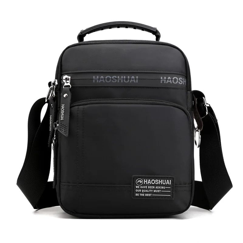 Bolso de hombro de ocio para hombre, bandolera multifuncional para exteriores, maletín pequeño