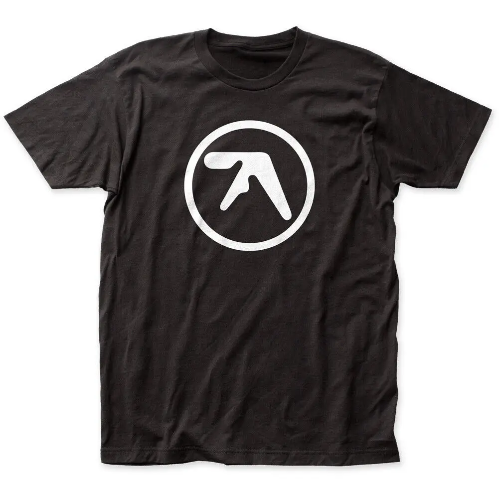 Aphex Twin Logo T Shirt Mens Licensed Rock N Roll Band Intelligent Dance Black