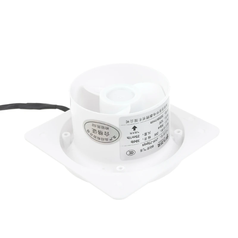 Ventilador exaustão com velocidade ajustável, extrator duto silencioso, impulsionadores ar, ventilação, ventilador