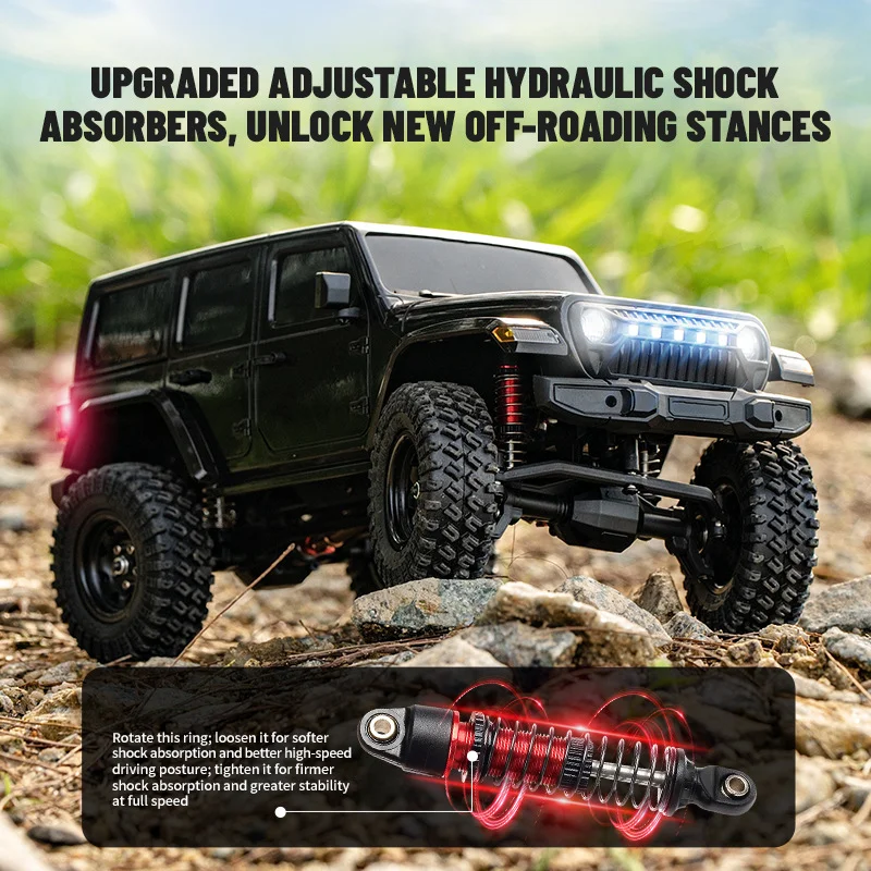 JJRC C8801 PRO 1/18 Full Proportional 4WD Suspension Off-Road Car