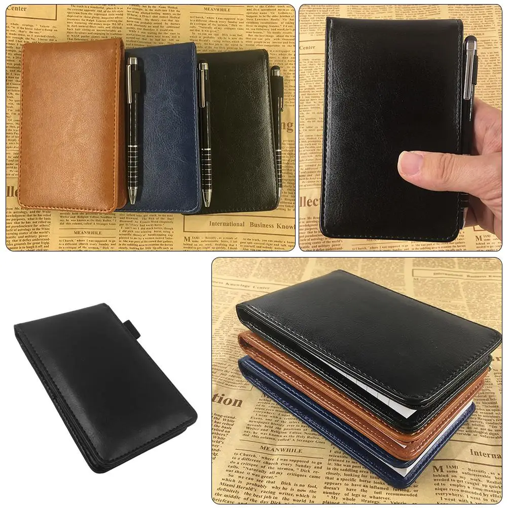 날짜가 없는 일일 플래너 노트 작업 메모장 다목적 비즈니스 사무실 일정 실용적인 경량 휴대용 PU