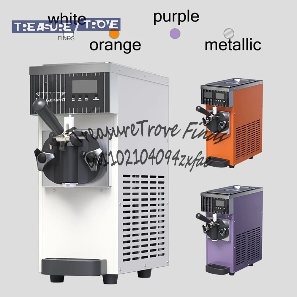 آلة سلشي عالية الكفاءة آلة الآيس كريم الصيفية سطح المكتب Dondurma Yapma Makinası #1