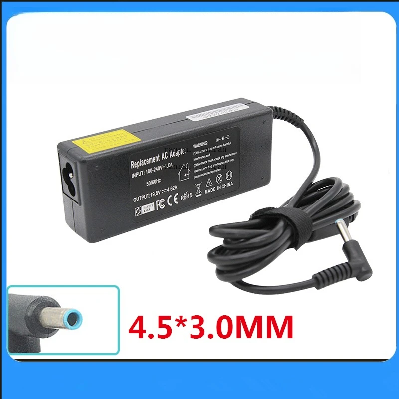 19.5V 4.62A 90W 4.5*3.0mm Laptop Charger Adapter For HP Envy Sleekbook 15 17 M6 M7 Pavilion 11 14 Elitebook Folio 1040 Stream 13