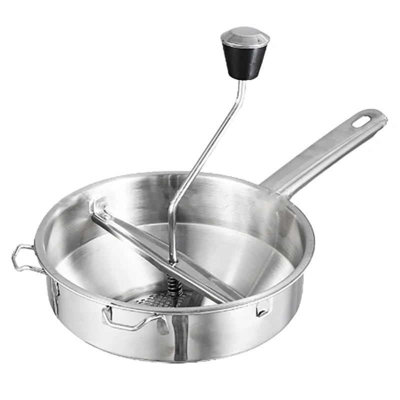 

Многофункциональный измельчитель-пресс для продуктов из нержавеющей стали с вращающимися дисками для овощей, картофеля, томатов, с функцией прессования и измельчения