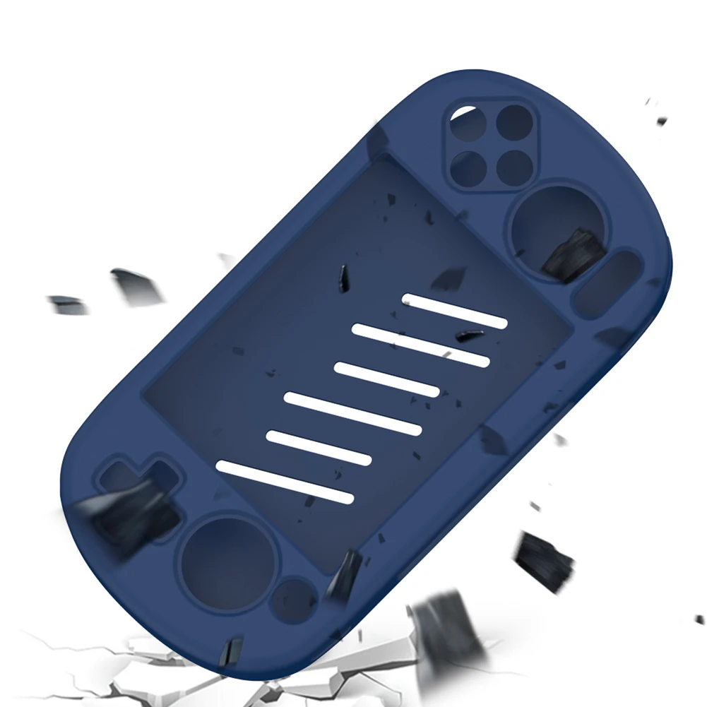 Silicone Case Protective Case Shockproof Protector Shell Sleeve Anti-Scratch with Lanyard for ANBERNIC RG40XX H Game Accessories