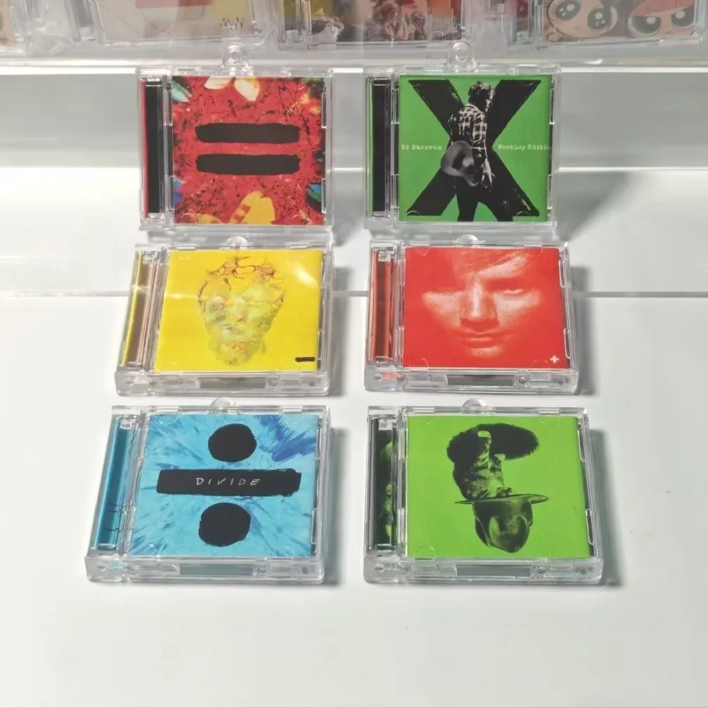 

Ed Sheeran Mini Album Merch NFC Keychain Pendant, NFC Mini CD Concert Fan Support Accessory