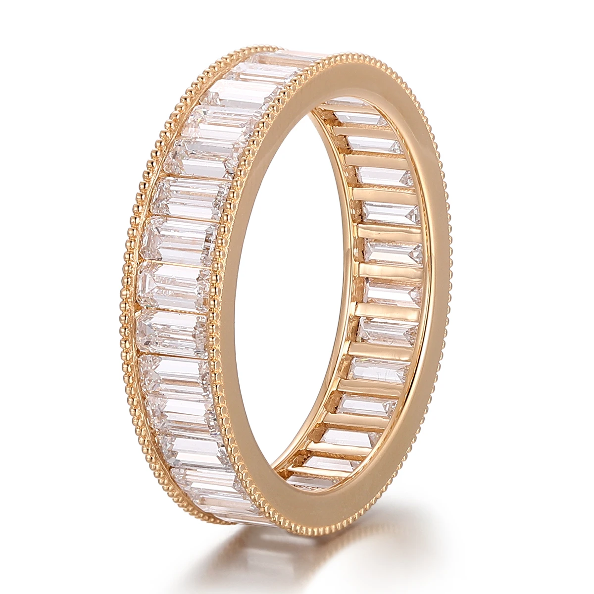 

Обручальные кольца Provence изумрудной огранки для женщин DEF/VS, выращенные в лаборатории бриллианты, юбилейные кольца для мам, роскошные женские кольца на заказ