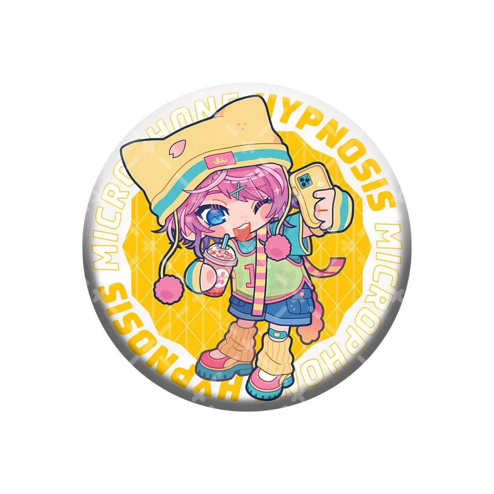 Hypnosis Mic: Division Rap Battle Aohitsugi Samatoki Amemura Ramuda 58mmButton Badge Keychain Desk Decor Fans Gift