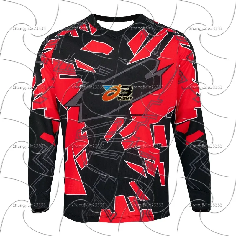 

New Men's Sports Motorcycle Endurance Off-road Bike Long Sleeved Shirt, Breathable and Quick Drying