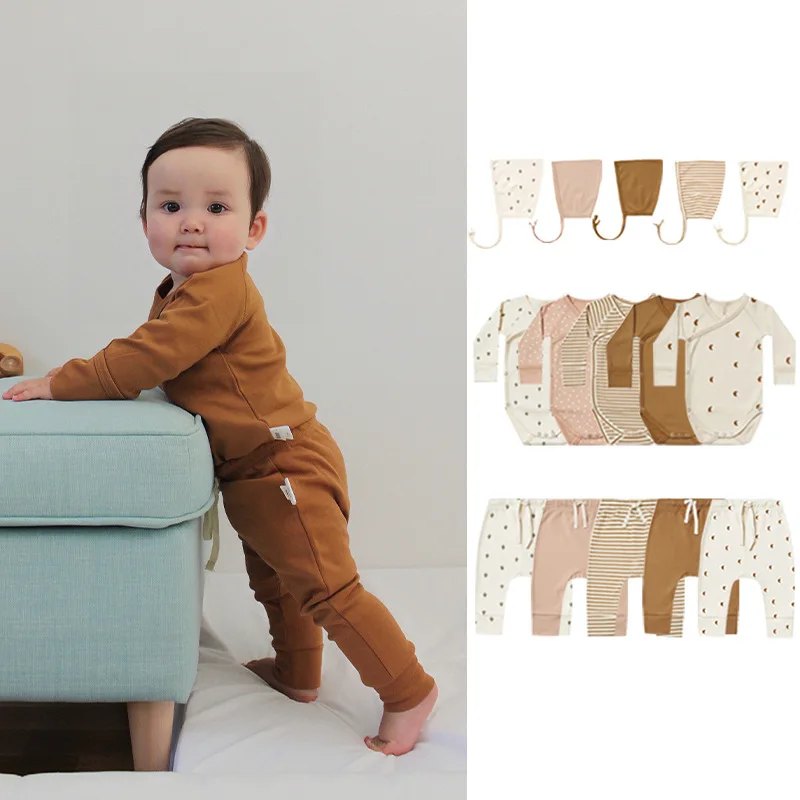 Pelele para bebés, nuevo diseño de marca de otoño, pantalones infantiles para niñas pequeñas, monos de manga larga con estampado de dibujos animados, ropa para recién nacidos