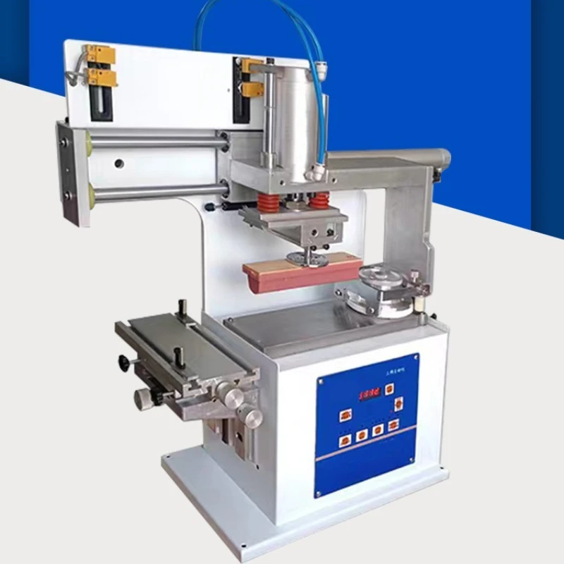 85--300 small pneumatic pad printing machine desktop closed oil cup trademark insole