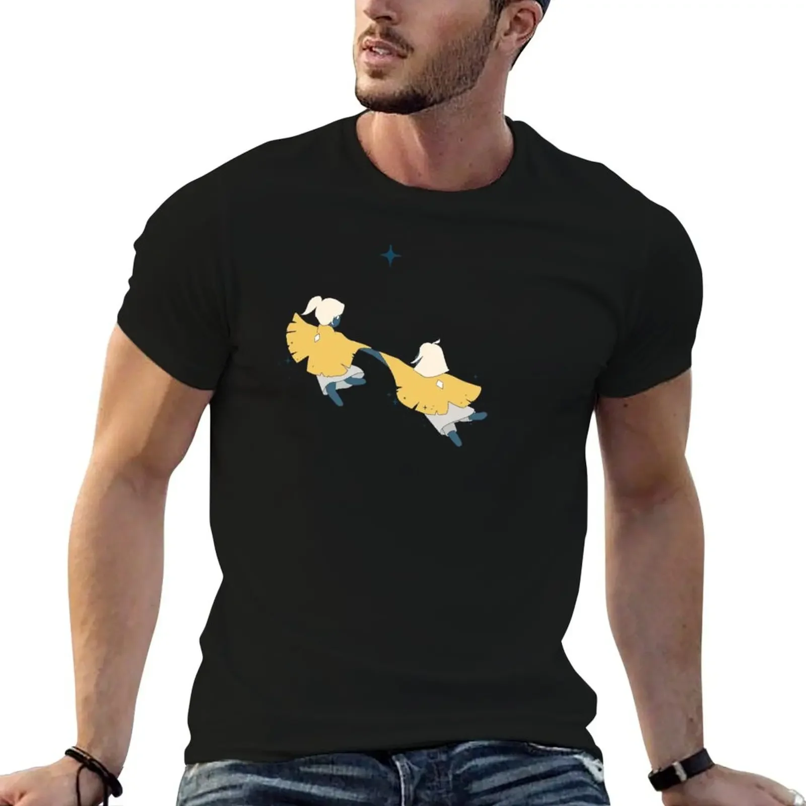 Moths - sky COTL children of the light T-Shirt customs design your own customs Men's clothing